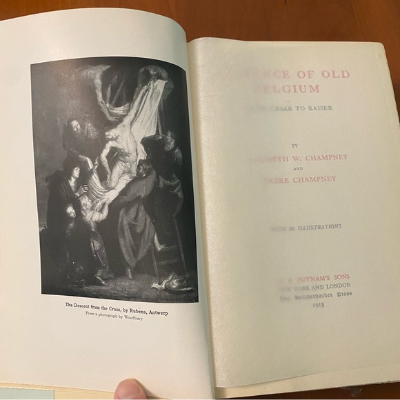 Romance of Old Belgium, 1915, 1st Edition HC Book w Cover  Elizabeth W. Champney - Picture 5 of 9